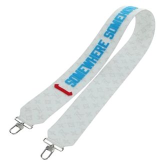 Louis Vuitton Pre-owned Accessories, male, White, Size: ONE SIZE Pre-owned Monogram Multicolor Canvas Shoulder Strap