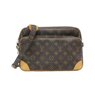 Louis Vuitton Pre-owned Cross Body Bags, male, Brown, Size: ONE SIZE Pre-owned Monogram Nile Shoulder Bag