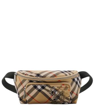 Burberry Beige Check Small Crossbody Bag