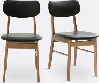 La Redoute Interieurs Set van 2 vintage stoelen, Selyn