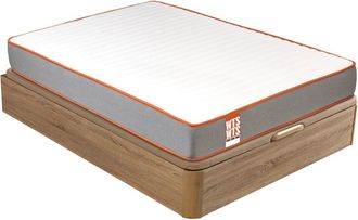 What The Sleep Colch&oacute;n 90x190cm y canap&eacute; WTS Funk Natural 24cm Montaje incl