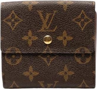 Louis Vuitton Pre-owned Wallets, female, Brown, Size: ONE SIZE Pre-owned Vintage Canvas Wallet