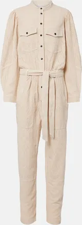 Isabel Marant Kellen broderie anglaise cotton jumpsuit