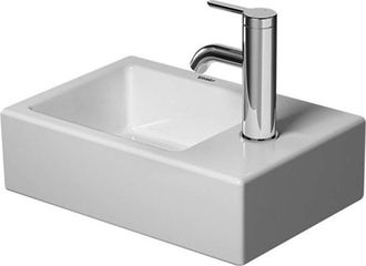 Duravit Duravit - Lavabo Vero Air 38x25 Cm, Sin Rebosadero, Con Banco Con