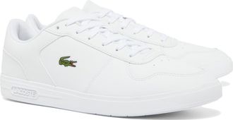 Lacoste Low Top Sneaker in White/White at Nordstrom Rack, Size 10.5