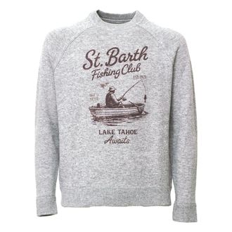 MC2 Saint Barth Vintage Bricklane Print Crew Neck Sweater