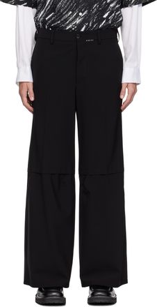 パンツ Marni Palazzo Pants Marni Elastic Waistband Trousers, Dark Ash – Kick Pleat