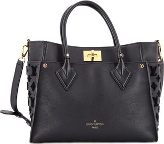 Louis Vuitton On My Side Monogram Tuffetage Leather MM tote bag - Zwart