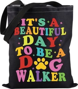 Generic Dog Owner Tote Bag Its A Beautiful Day To Be A Dog Walker Tote Bag Dog Walker Tote Bag Dog Lover Gift (DOG WALKER-tb)