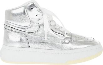 Maison Margiela Silver High-Top Sneakers