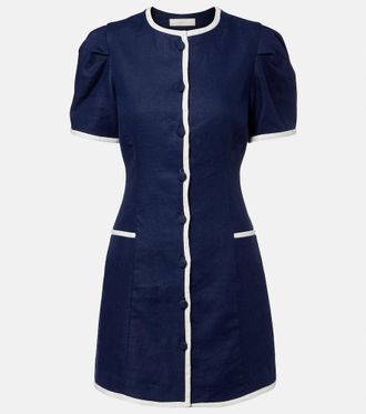Faithfull The Brand Madeline linen minidress