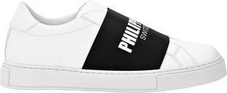 Philipp Plein Nappa Lo-Top Sneakers - Dames - Sneakers - Wit - 36 EU - Leer - Schoenen