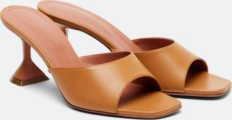 Amina Muaddi Lupita 70 leather mules