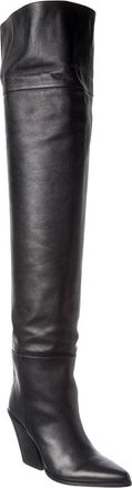 Jimmy Choo London Maceo 85 Leather Over-The-Knee Boot