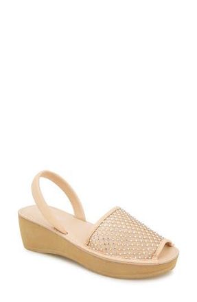 Kenneth Cole Reaction Slingback Sandal in Almond Crystal Mesh at Nordstrom Rack, Size 9