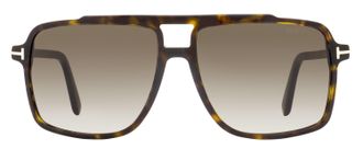 Tom Ford TF1177 Pilot Acetate Sunglasses - Brown