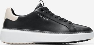 Cole Haan Womens Grandpr&oslash; Topspin Waterproof Golf Shoes In Black/whitecap Gray/optic White