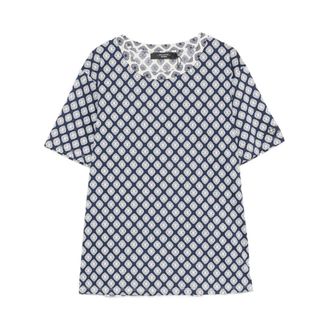 Max Mara T-Shirts, female, Blue, Size: L T-Shirt