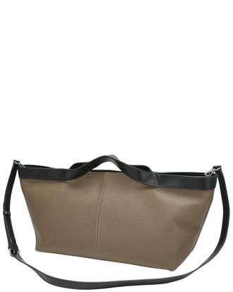 Tiffany & Fred Pebbled Leather Oversized Tote