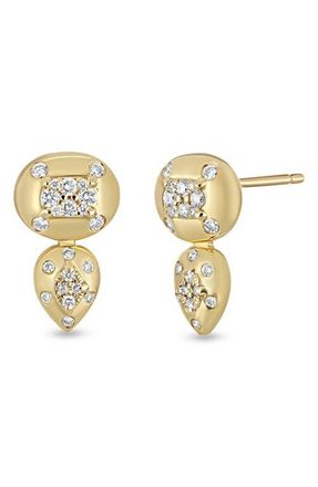 Bony Levy Mika Diamond Stud Earrings in 18K Yellow Gold at Nordstrom