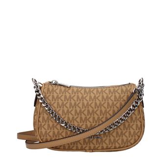 Michael Kors Bruine Stof Handtas