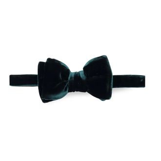 Tom Ford Velvet Bow Tie - male - Tom Ford - Bow Ties - Green - ONE SIZE - Accessories