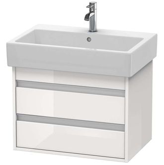Duravit Duravit - Ketho Meuble Sous-lavabo Suspendu 6624, 2 Tiroirs, 650mm
