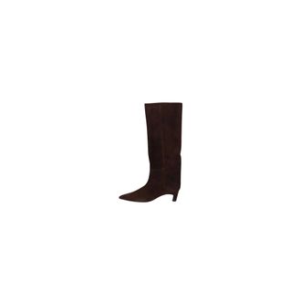 &Aacute;ngel Alarc&oacute;n Angel Alarcon, Schoenen, Dames, Bruin, 39 EU, Leer, 26572 Over-knee Laarzen