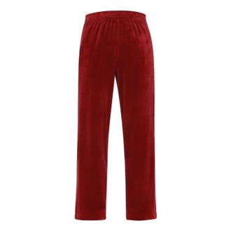 adidas Mens adidas x IVY PARK Crossover Solid Color Stripe Sports Pants/Trousers/Joggers Red HN0306