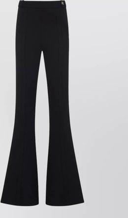 Elisabetta Franchi flared trousers belt loops gold tone hardware