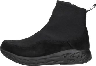 Wolky Rebound Enkellaarsjes Plat - Dames - Enkellaarsjes - Zwart - 37 EU - Wol - Schoenen