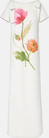 Carolina Herrera Bow-detail floral gown