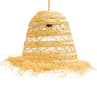 Wonderlamp Pantalla hecho a mano para l&aacute;mpara de techo elaborado con algas &oslash;35cm