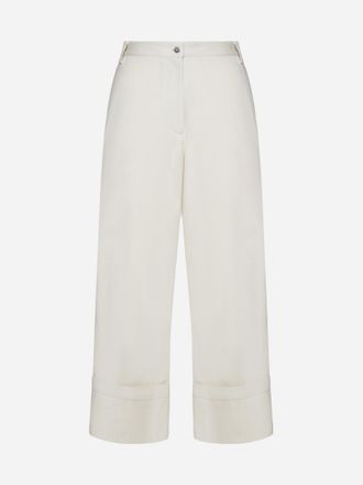 Moncler Flared Cropped Jeans