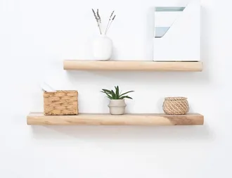 Wabi Home Natura estante madera de trembesí 70x20x5cm