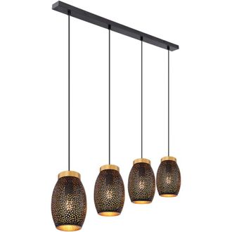 Globo Lighting L&aacute;mpara Colgante - Narri - Dorado - Metal - Gran L&aacute;mpara - Globo