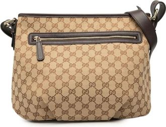 Gucci Pre-owned Cross Body Bags, female, Brown, Size: ONE SIZE Pre-owned Patterned Shoulder Bag