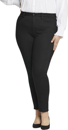 NYDJ Nydj Plus Ami Black Rinse Skinny Leg Jean