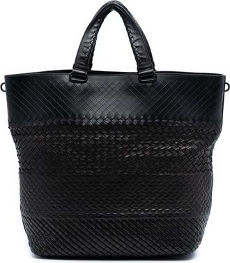 Bottega Veneta Pre-owned Bottega Veneta Nappa Intrecciato Imperatore Convertible Tote B02311077I