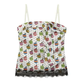 GCDS Gcds, Donna, Top, Bianco, 2Xl, new