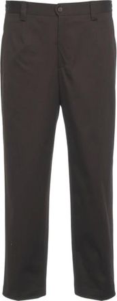 BRIGLIA 1949 Broeken, Heren, Zwart, S, Katoen, Klassieke Marrone Broek Aw 25