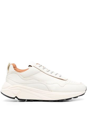 Buttero Vinci low-top leather sneakers - men - Calf Leather/Calf Leather/Rubber - 39.5 - White