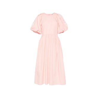Stine Goya Broderie-anglaise Puff-sleeve Dress