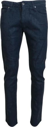 Exte Chique Taps Toelopende Blauwe Denim Jeans - Heren - Slim Fit Jeans - Blauw - M - Denim - Jeans