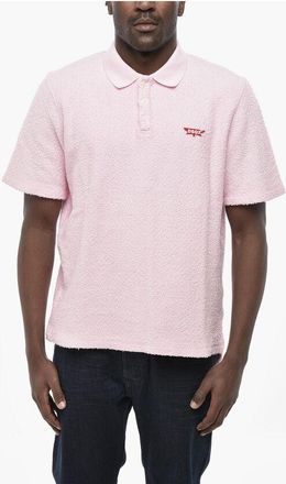 Dsquared2 Cotton Terry Polo with Logo Pin size Xxl