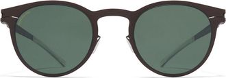 Mykita Riley Polarized 149 Mens Sunglasses Brown Size 48