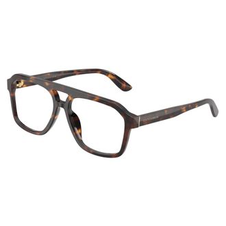 Dolce & Gabbana Pilot Optisch Montuur - Heren - Accessoires - Bruin - Maat: 57 MM
