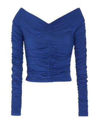 8 by YOOX OFF-SHOULDER FRONT GATHERING TOP