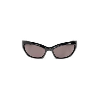 Balenciaga Sunglasses, unisex, Black, Size: ONE SIZE Racer Cat Sunglasses