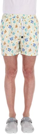 Barba Quick-Dry Fish Print Swim Shorts